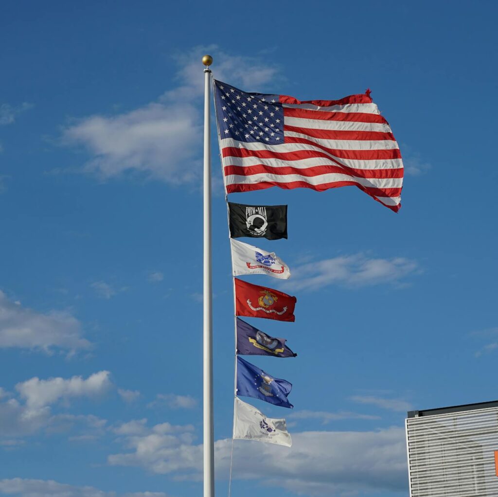 Displaying Military Branch Flags with Pride at Home
