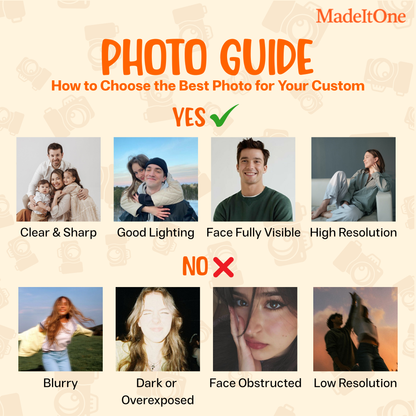 Custom Photo Horizontal Poster - Personalized Anniversary Wedding Gifts For Husband And Wife, Him And Her - Love Grows With You