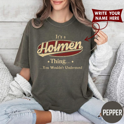 It's a Holmen Thing You Wouldn't Understand