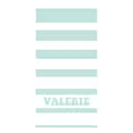 Personalized Classic Stripe Quick-Dry Beach Towel – Oversized Summer Gift