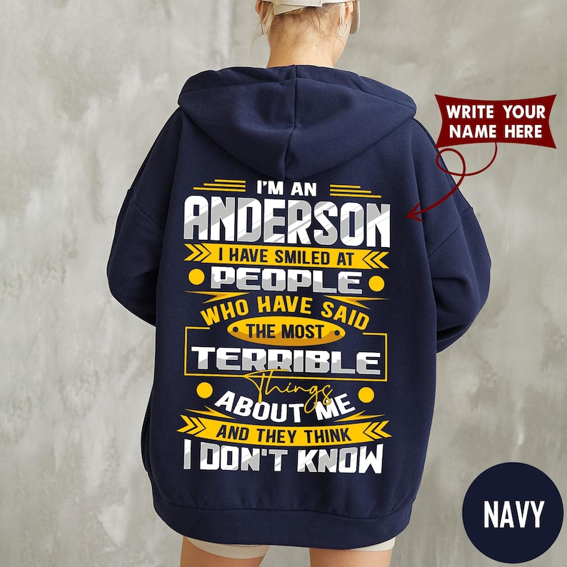 I'M AN ANDERSON I HAVE SMILED AT PEOPLE WHO HAVE SAID THE MOST TERRIBLE ABOUT ME AND THEY THINK I DON'T KNOW