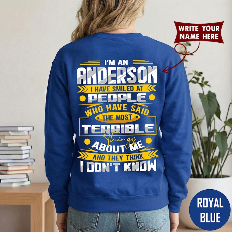 I'M AN ANDERSON I HAVE SMILED AT PEOPLE WHO HAVE SAID THE MOST TERRIBLE ABOUT ME AND THEY THINK I DON'T KNOW