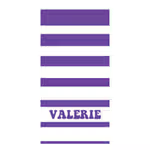 Personalized Classic Stripe Quick-Dry Beach Towel – Oversized Summer Gift