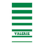 Personalized Classic Stripe Quick-Dry Beach Towel – Oversized Summer Gift