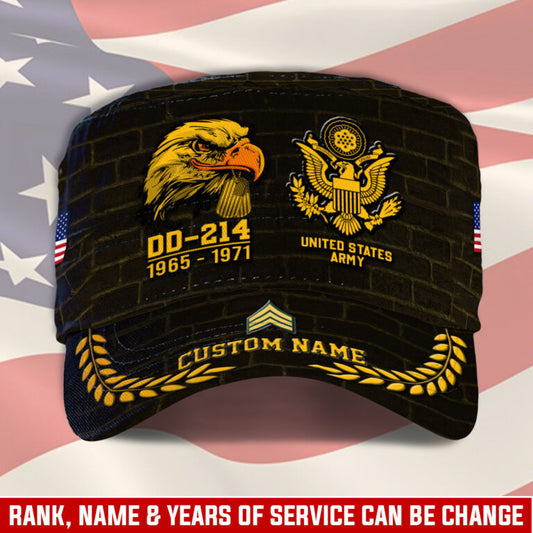 Personalized US Veteran Cap - Military Cap - DD 214