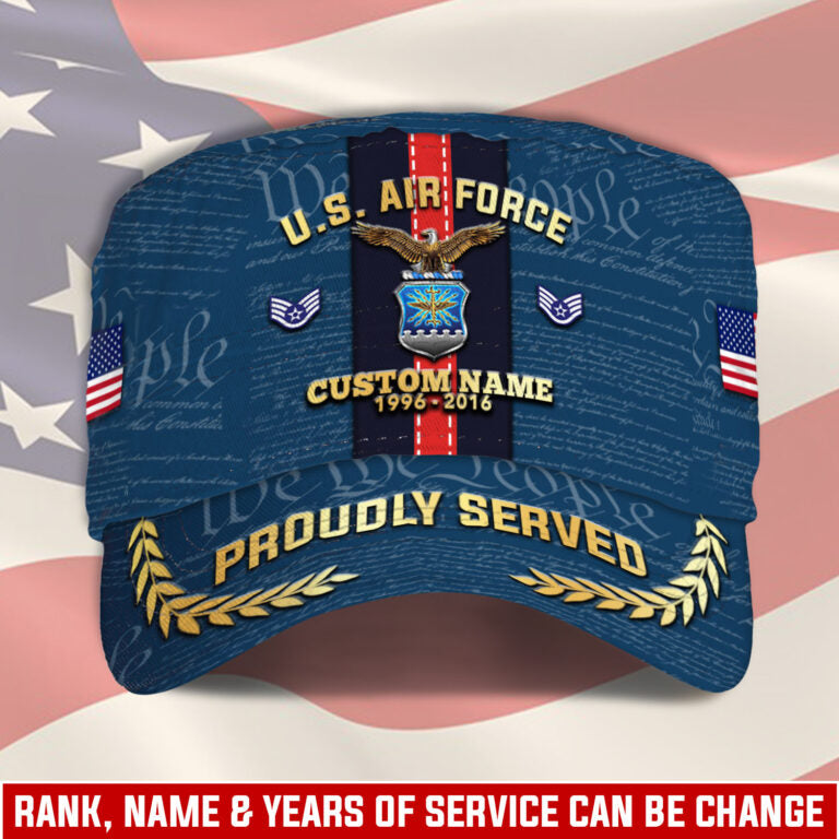 Personalized US Veteran Cap - Military Cap - Been There - Always Remember, Never Forget