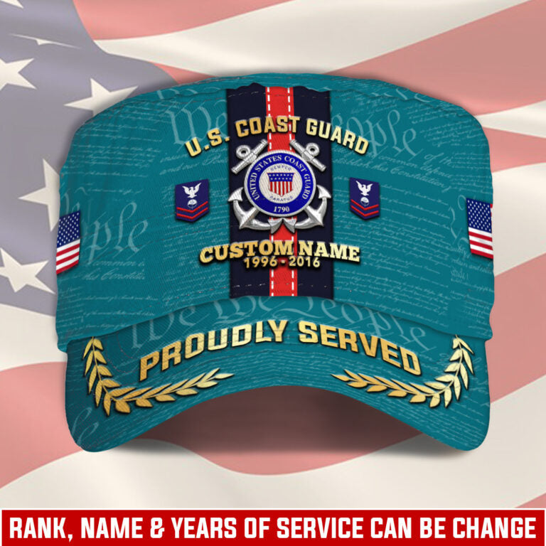 Personalized US Veteran Cap - Military Cap - Been There - Always Remember, Never Forget