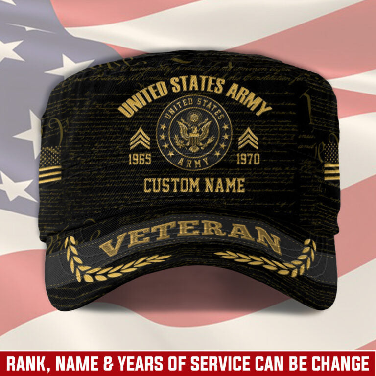 Personalized US Veteran Cap - Military Cap - Been There - Honoring All Who Served
