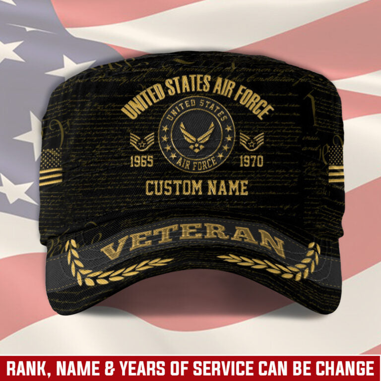 Personalized US Veteran Cap - Military Cap - Been There - Honoring All Who Served