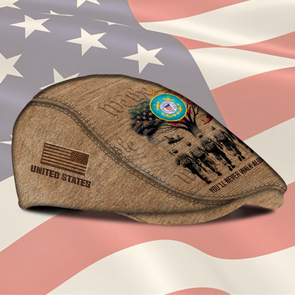 Personalized U.S. Coast Guard Rank Jeff Cap