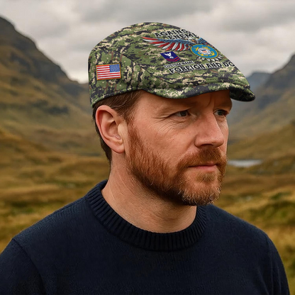 Custom U.S. Coast Guard Jeff Cap – Name, Rank & Service Years Personalized