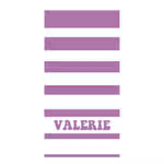 Personalized Classic Stripe Quick-Dry Beach Towel – Oversized Summer Gift