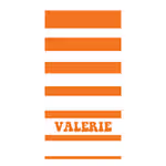 Personalized Classic Stripe Quick-Dry Beach Towel – Oversized Summer Gift