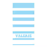 Personalized Classic Stripe Quick-Dry Beach Towel – Oversized Summer Gift