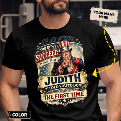 JUDITH - TC01TS018 - If At First You Don't Succeed, Try Doing What JUDITH Told You To Do The First Time