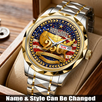 HERNANDEZ - TC01WT010 - Customized 250th Anniversary USA Watch