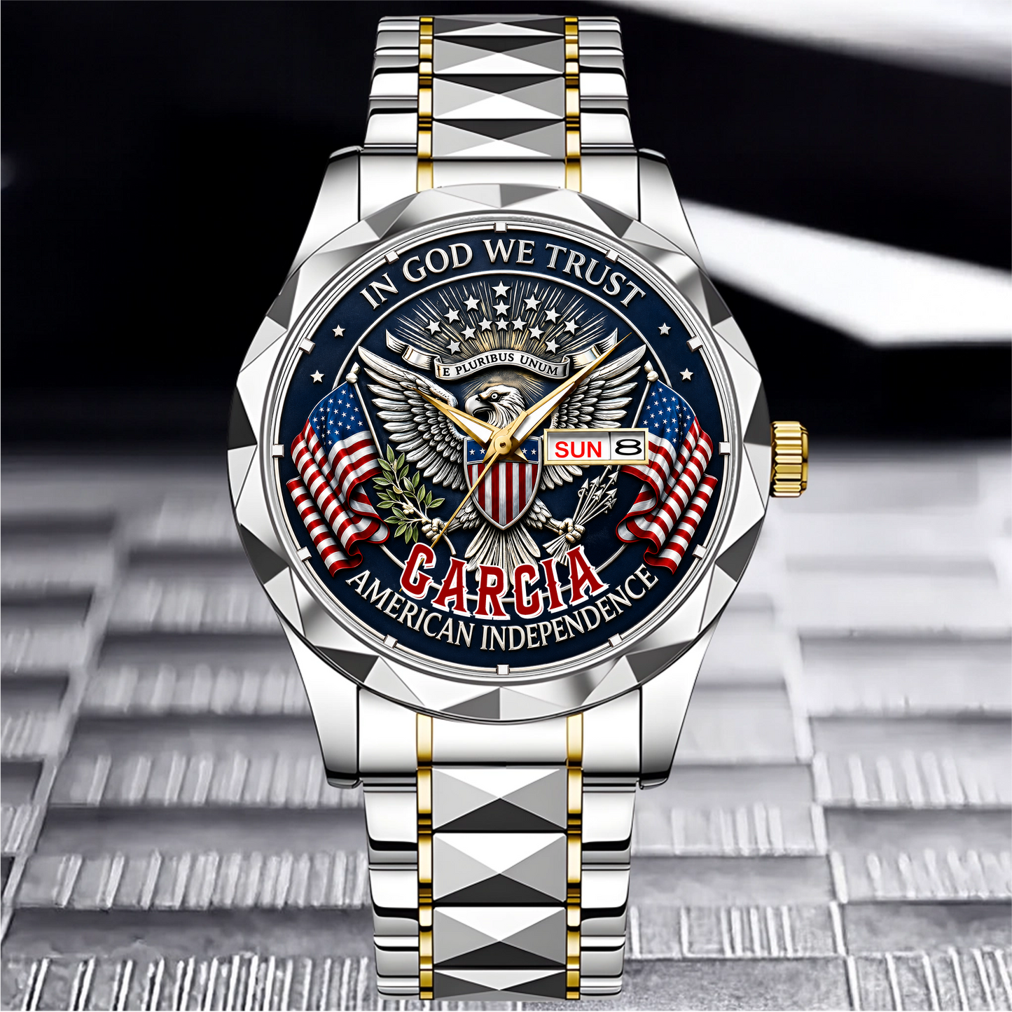 GARCIA - TC01WT007 - Customized USA 250th Anniversary Capitol Watch