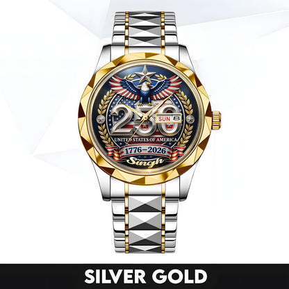 SINGH - TC01WT006 - Constitution & Liberty Customized America 250th Anniversary Watch