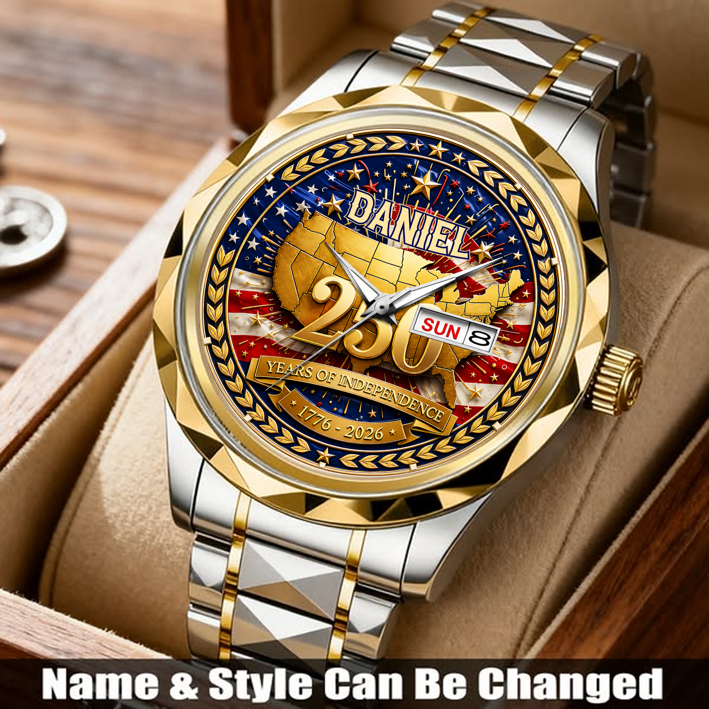 DANIEL - TC01WT010 - Customized 250th Anniversary USA Watch