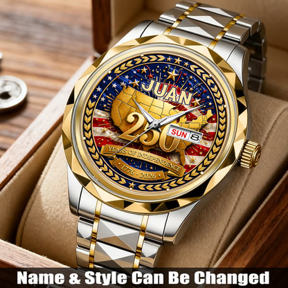 JUAN - TC01WT010 - Customized 250th Anniversary USA Watch