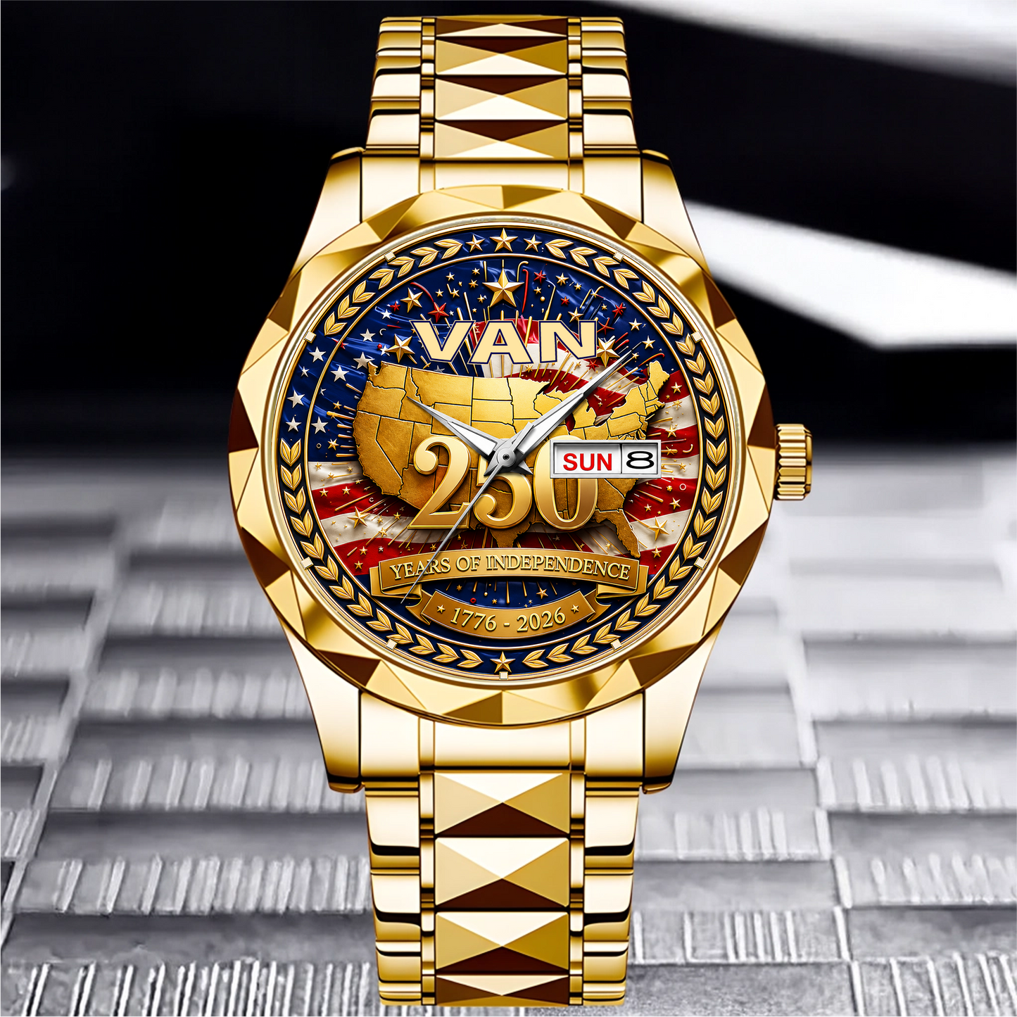 VAN - TC01WT010 - Customized 250th Anniversary USA Watch