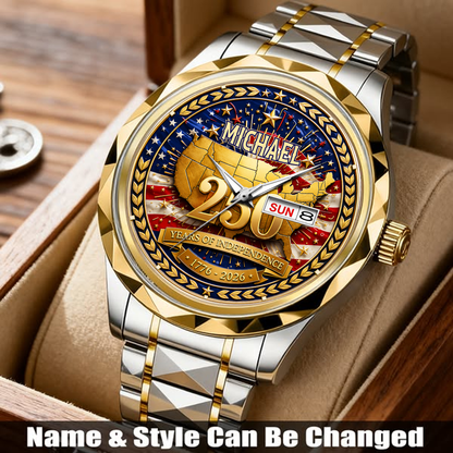 MICHAEL - TC01WT010 - Customized 250th Anniversary USA Watch