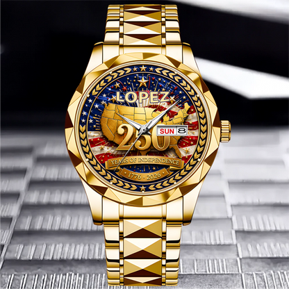 LOPEZ - TC01WT010 - Customized 250th Anniversary USA Watch