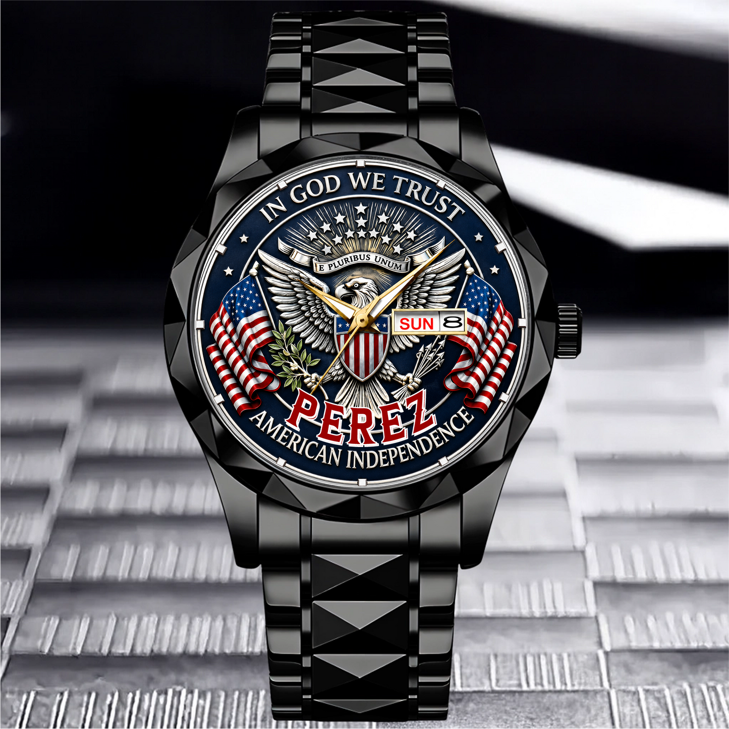 PEREZ - TC01WT007 - Customized USA 250th Anniversary Capitol Watch