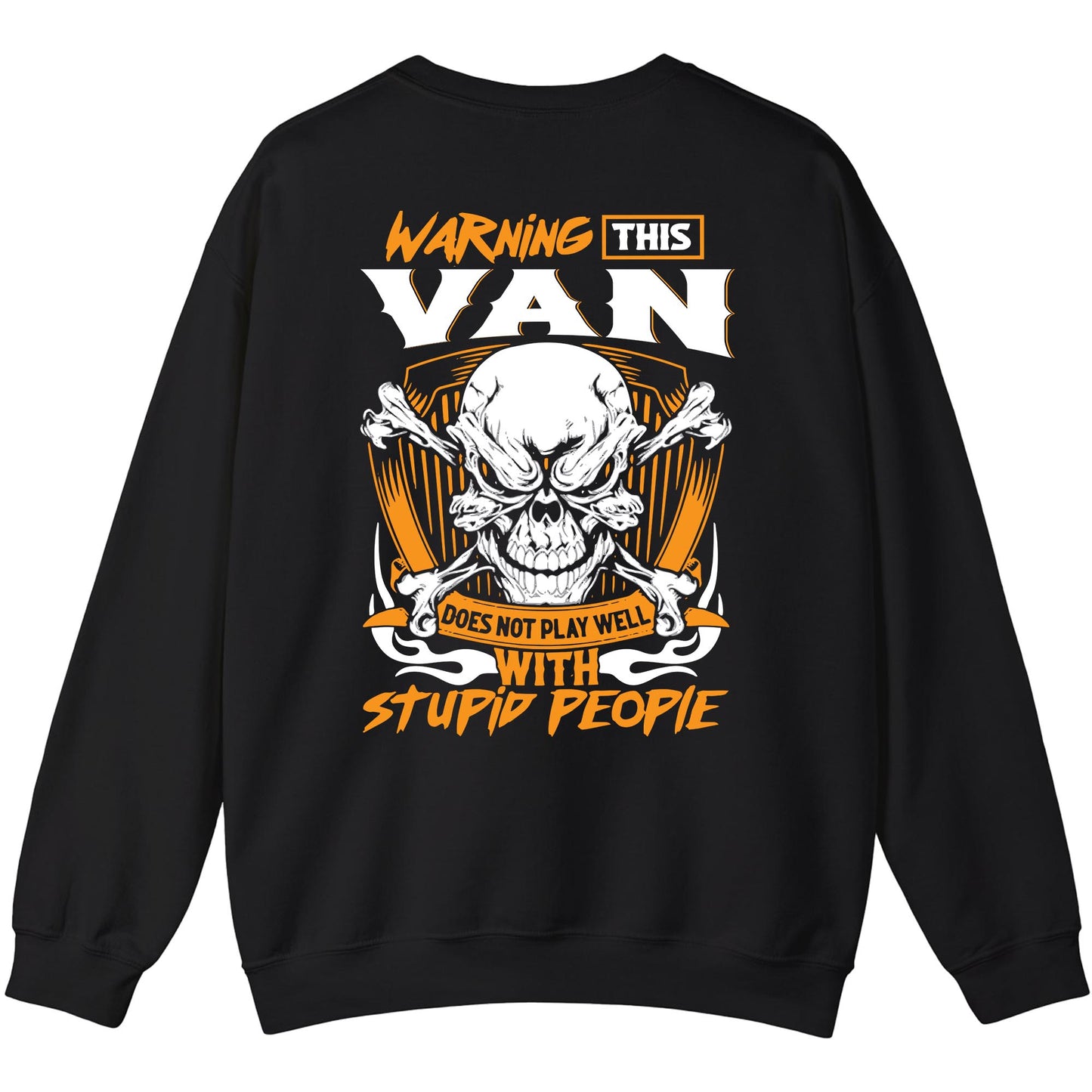 VAN - TC01TS003 - Warning This VAN Does Not Play Well With Stupid People - Personalized Shirt, Premium Gift for Anniversary