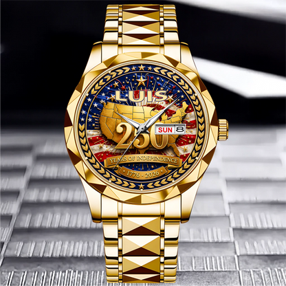 LUIS - TC01WT010 - Customized 250th Anniversary USA Watch