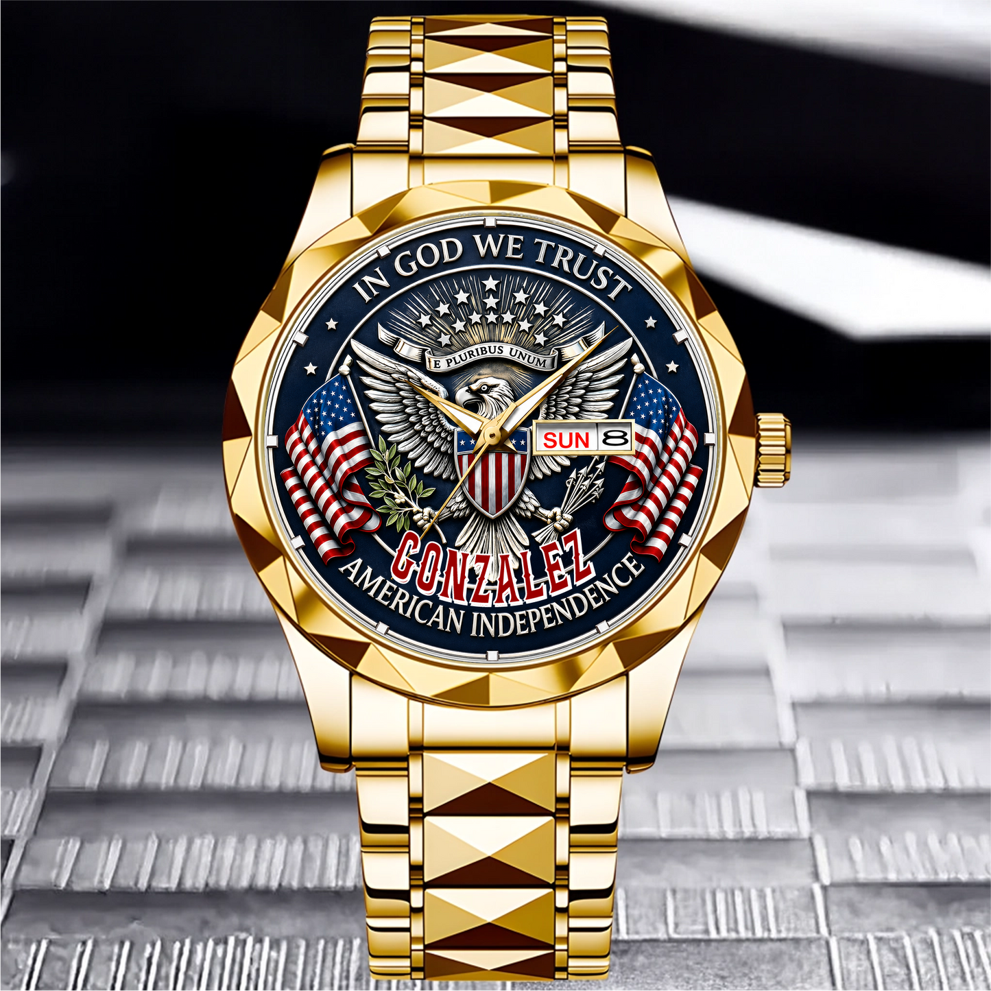 GONZALEZ - TC01WT007 - Customized USA 250th Anniversary Capitol Watch