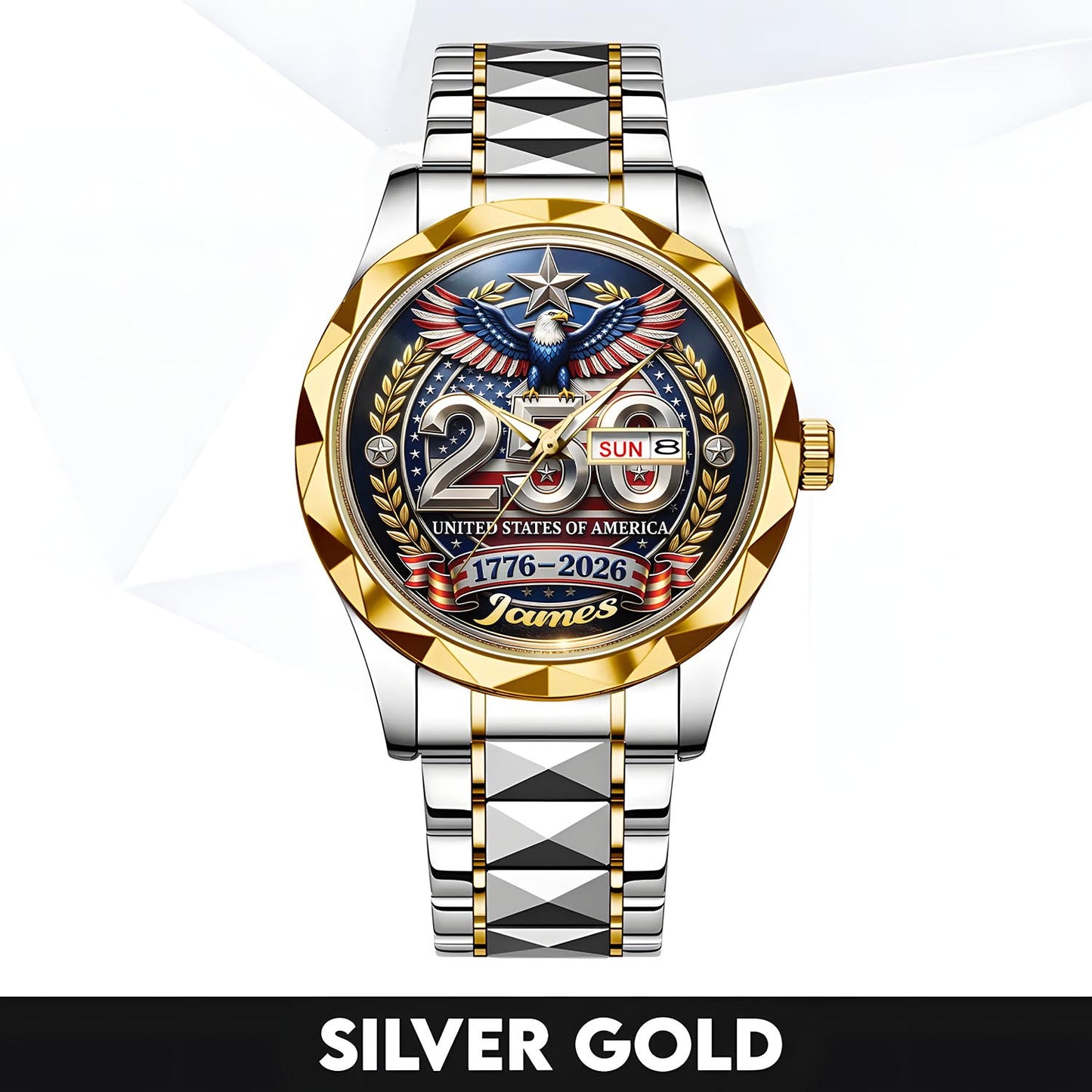 JAMES - TC01WT006 - Constitution & Liberty Customized America 250th Anniversary Watch