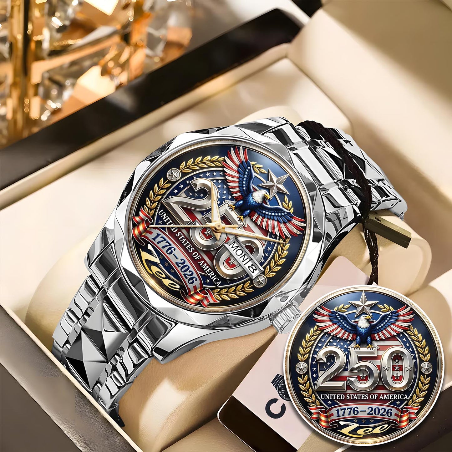 LEE - TC01WT006 - Constitution & Liberty Customized America 250th Anniversary Watch
