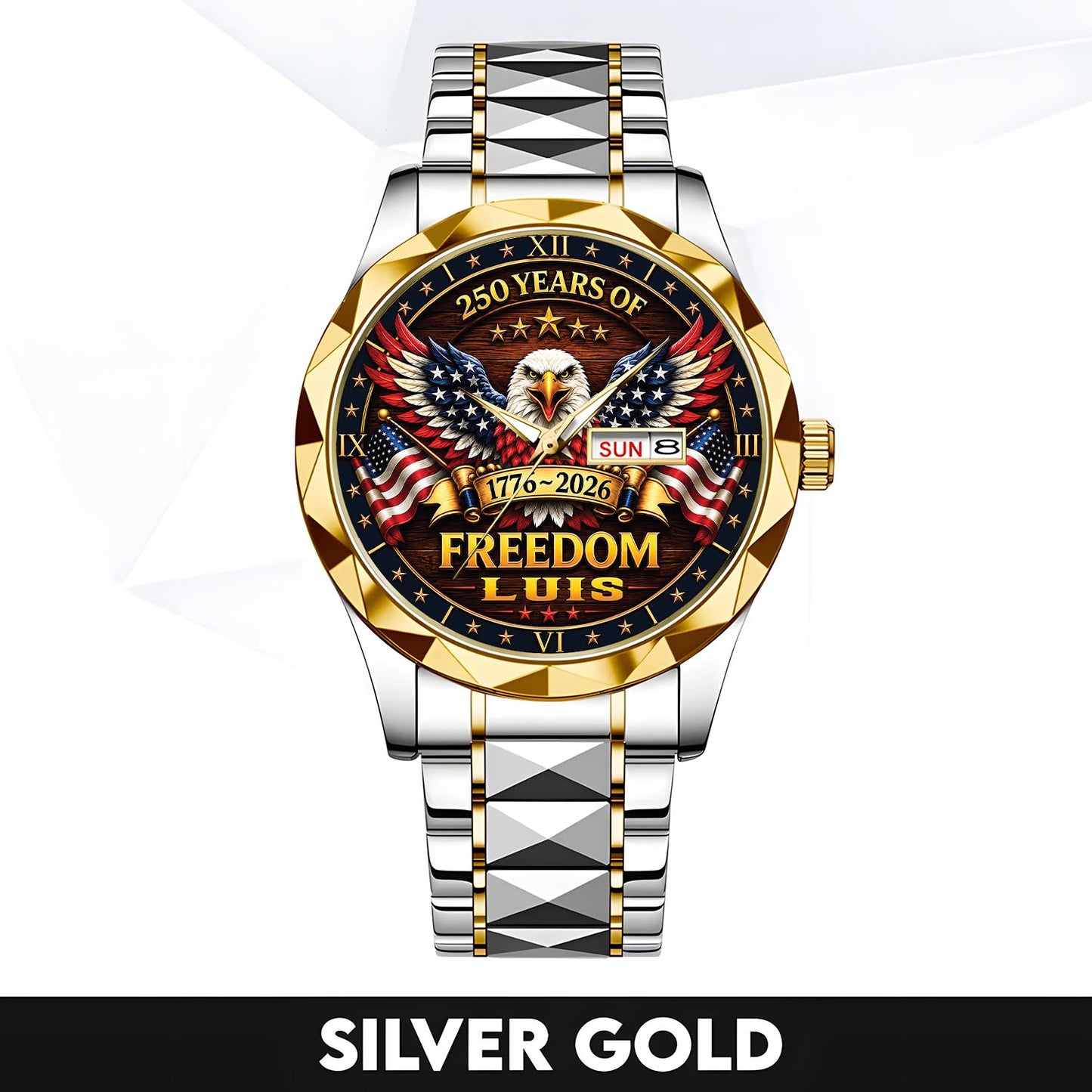 LUIS - TC01WT003 - United State 250th Anniversary Customized Watch