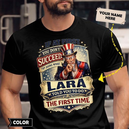 LARA - TC01TS018 - If At First You Don't Succeed, Try Doing What LARA Told You To Do The First Time