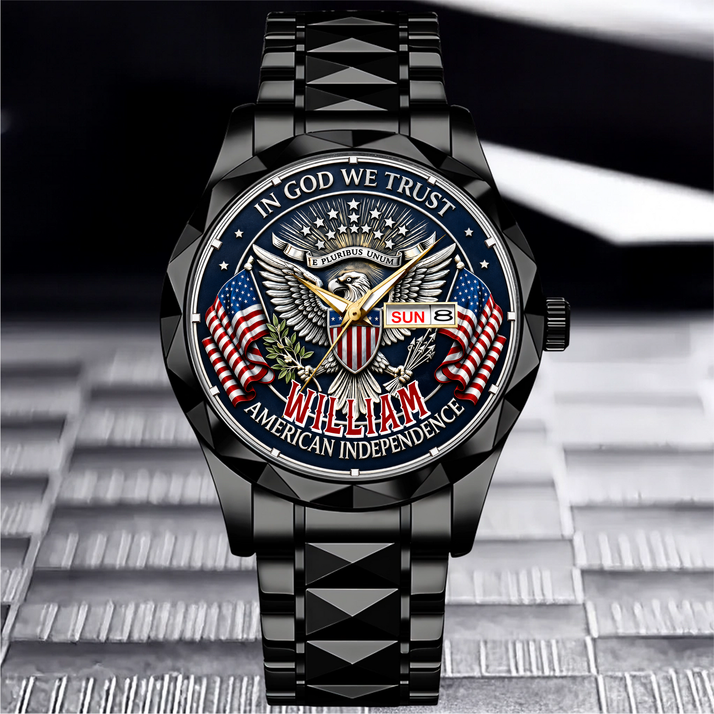 WILLIAM - TC01WT007 - Customized USA 250th Anniversary Capitol Watch