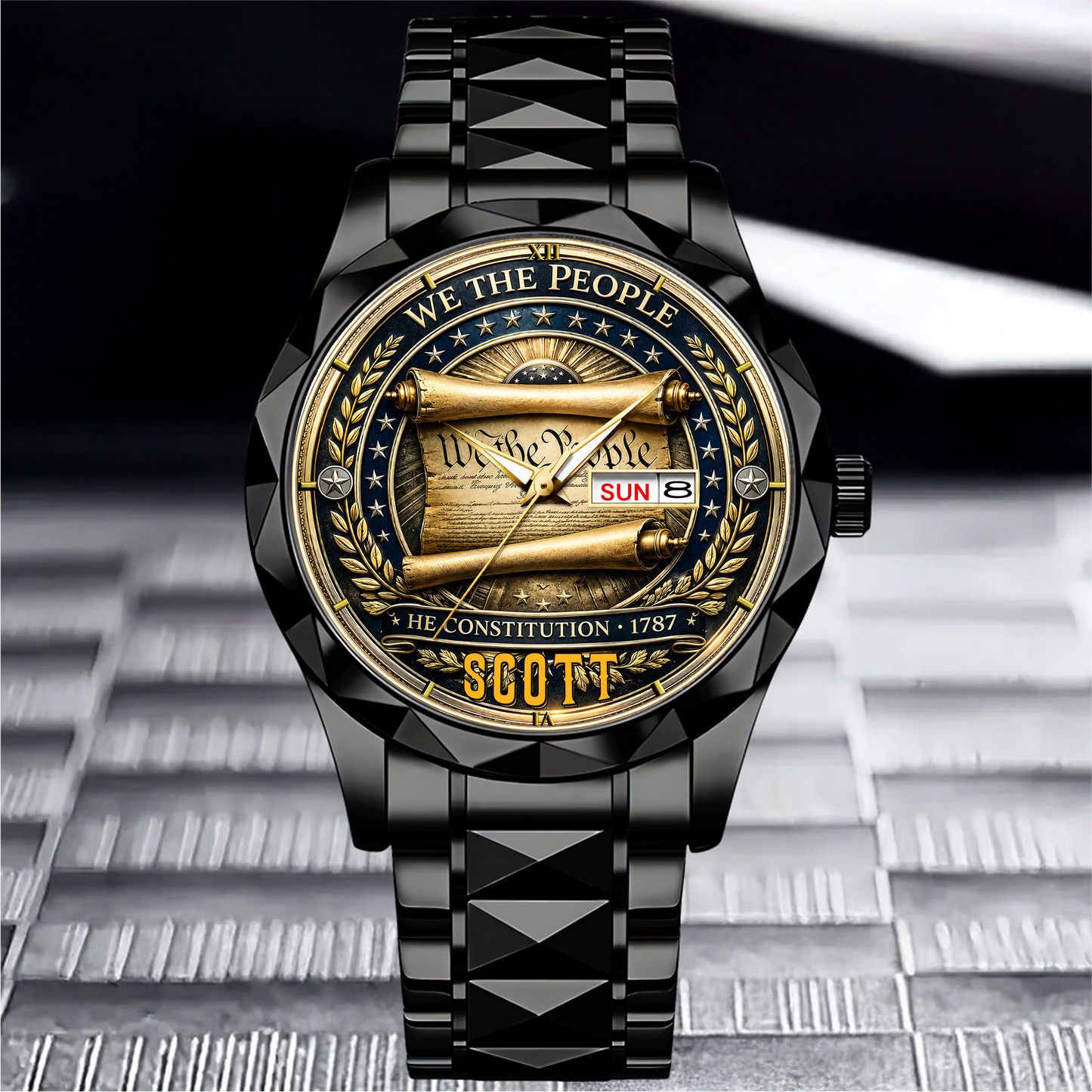 SCOTT - TC01WT008 - Constitution & Liberty Customized America 250th Anniversary Watch