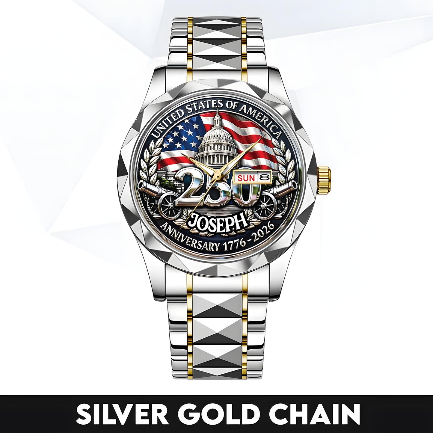 JOSEPH - TC01WT005 - Customized USA 250th Anniversary Capitol Watch