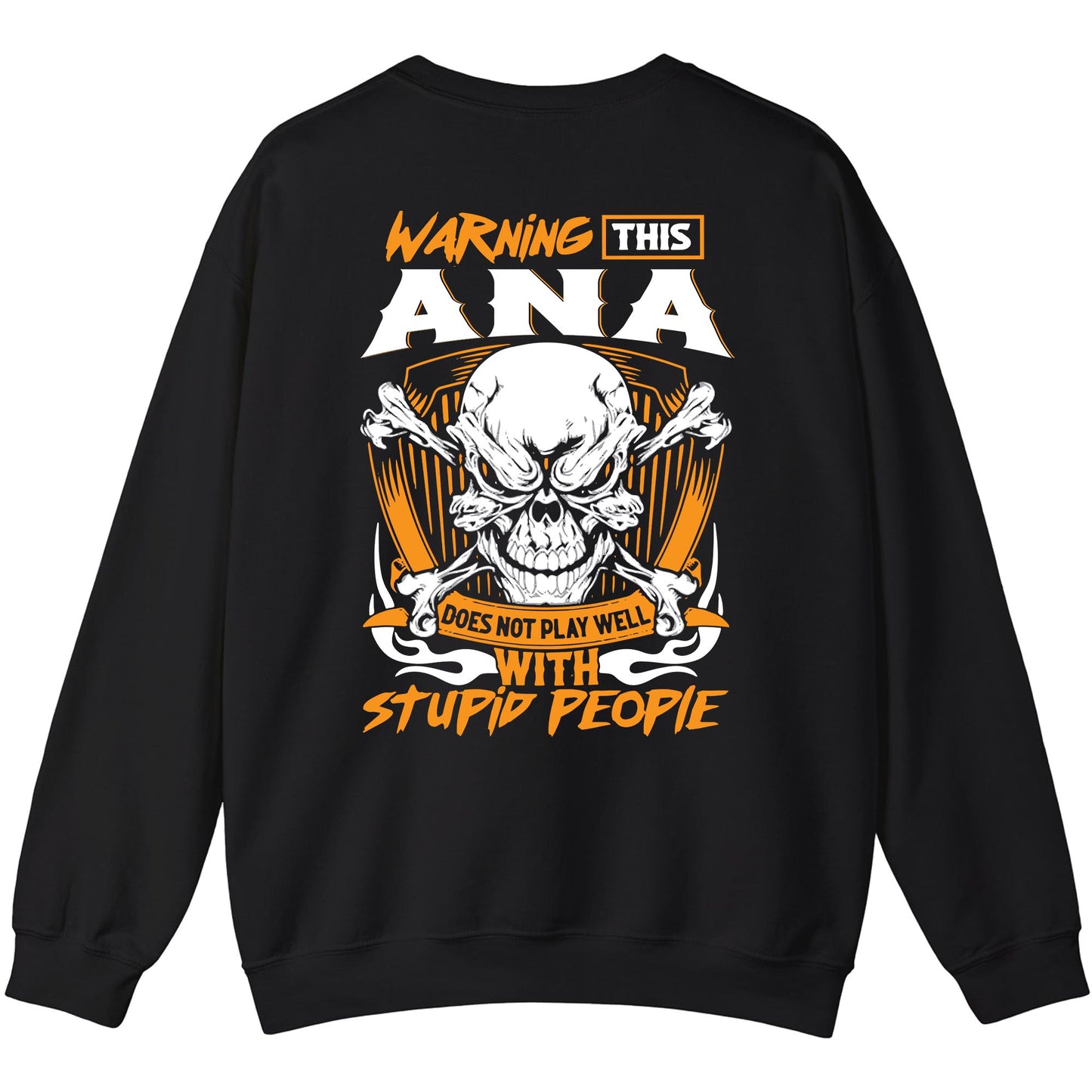 ANA - TC01TS003 - Warning This ANA Does Not Play Well With Stupid People - Personalized Shirt, Premium Gift for Anniversary