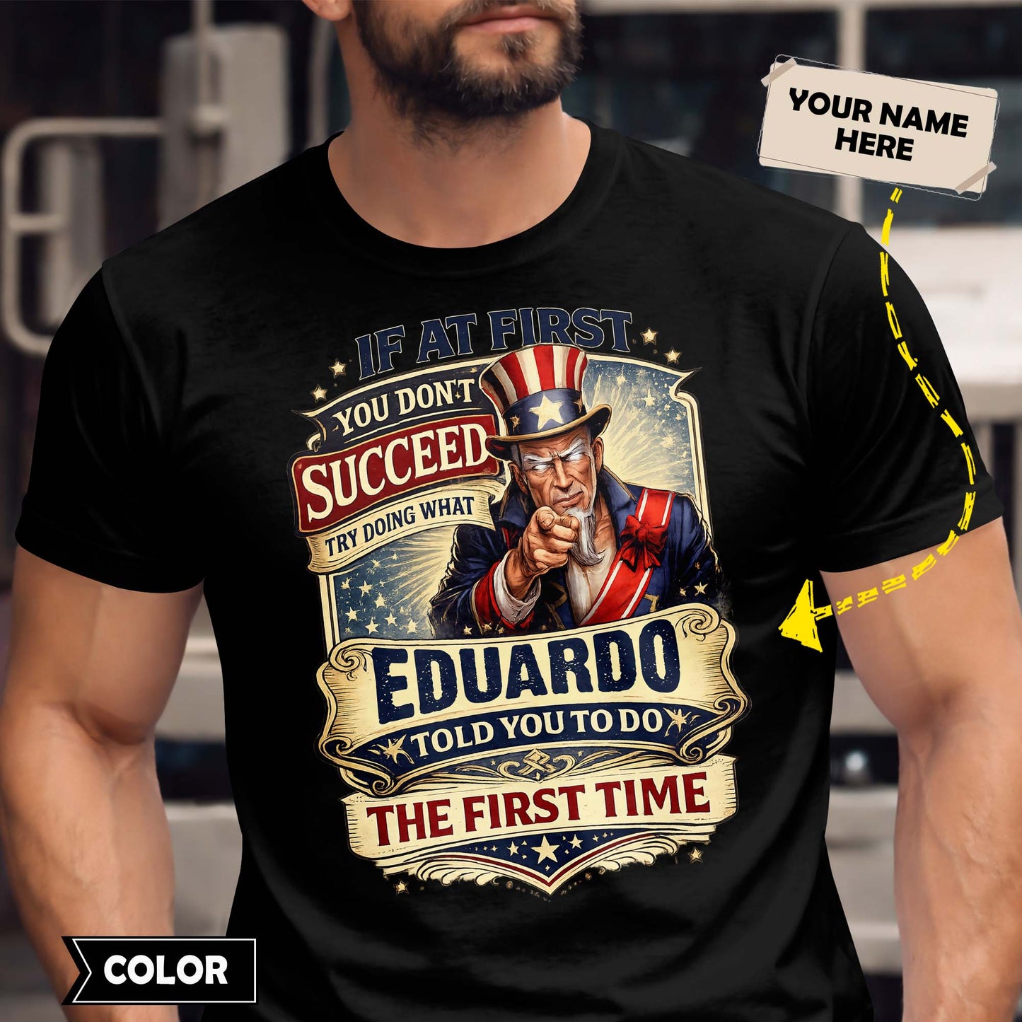 EDUARDO - TC01TS018 - If At First You Don't Succeed, Try Doing What EDUARDO Told You To Do The First Time