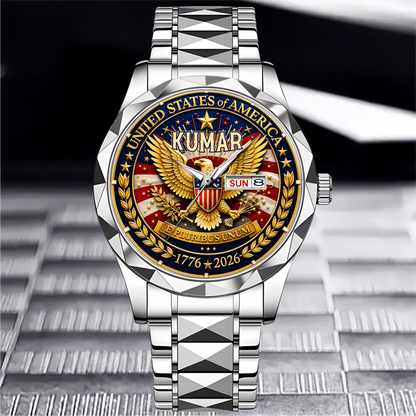 KUMAR - TC01WT009 - Customized 250th Anniversary USA Watch