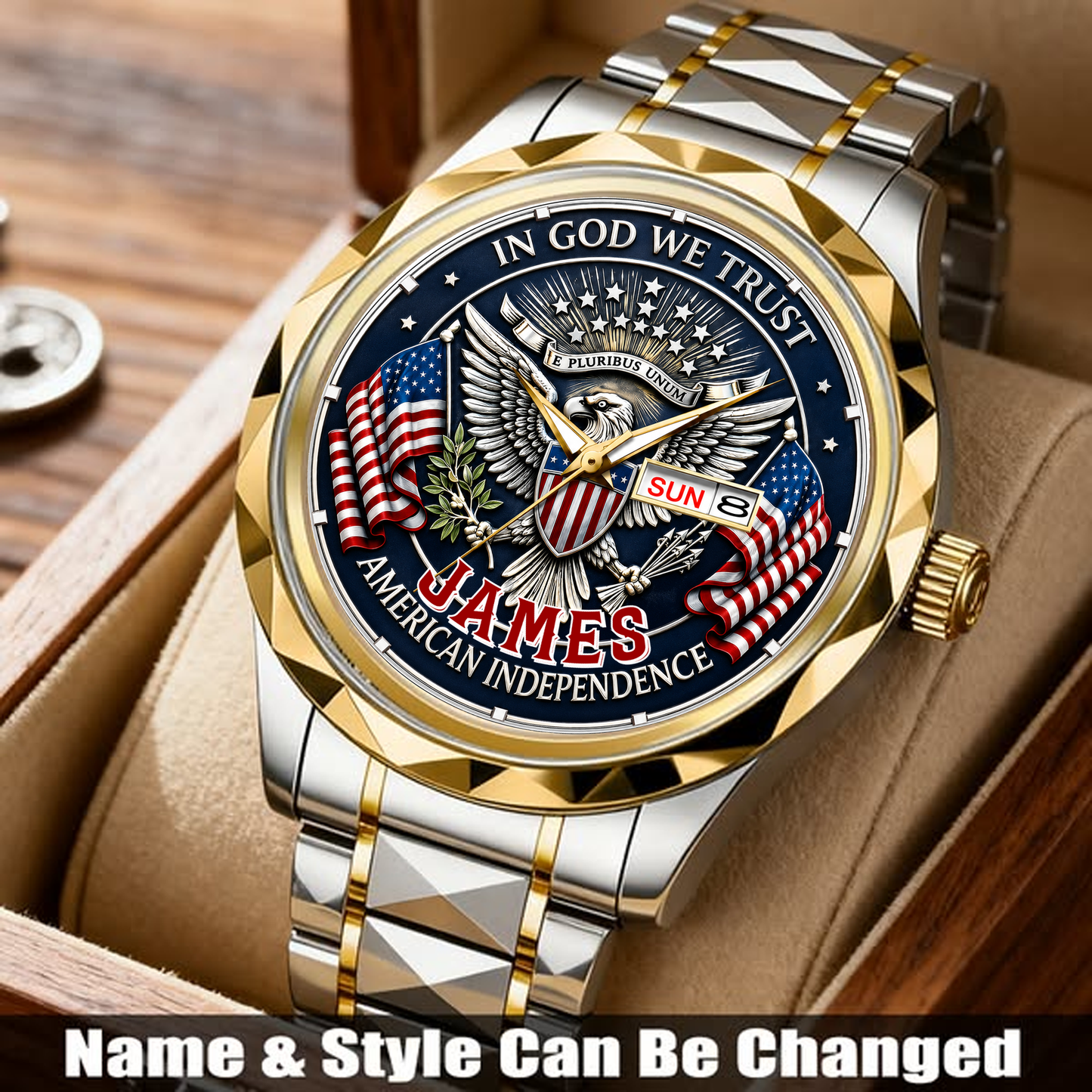 JAMES - TC01WT007 - Customized USA 250th Anniversary Capitol Watch