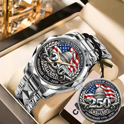 WILLIAM - TC01WT005 - Customized USA 250th Anniversary Capitol Watch
