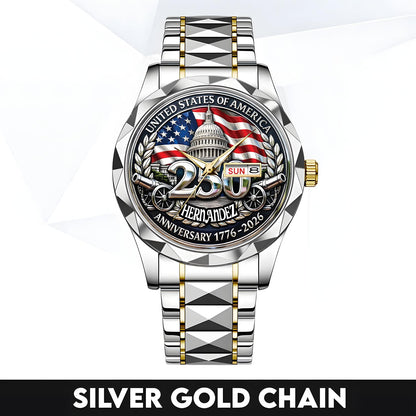 HERNANDEZ - TC01WT005 - Customized USA 250th Anniversary Capitol Watch