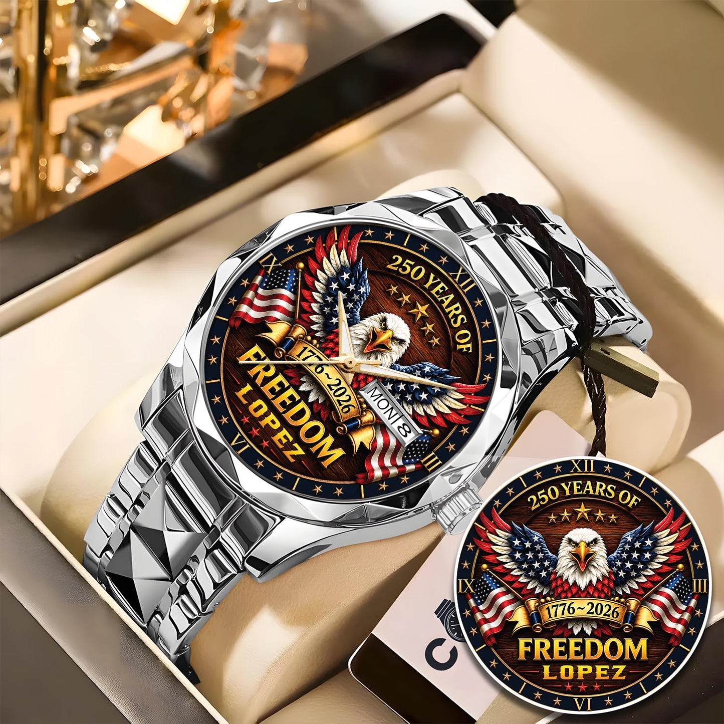 LOPEZ - TC01WT003 - United State 250th Anniversary Customized Watch