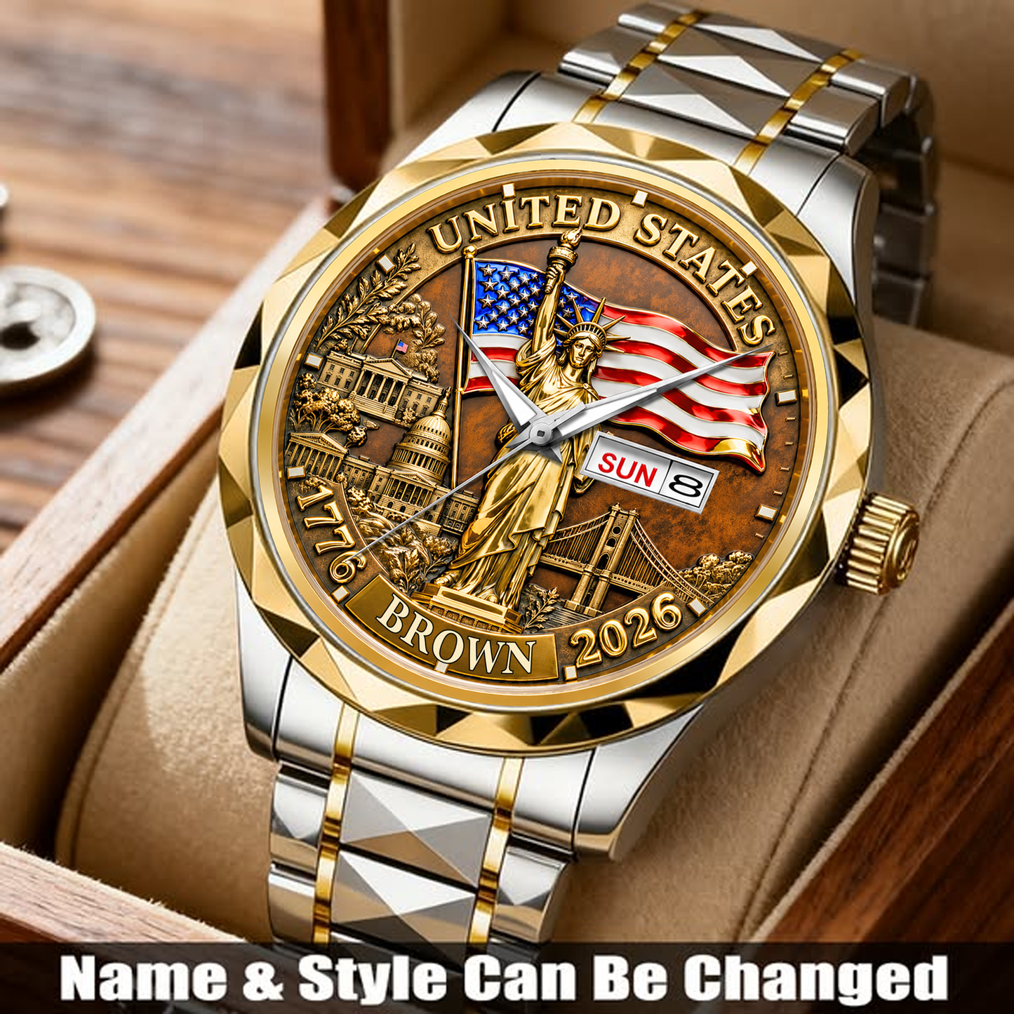 BROWN - TC01WT001 - 250th Anniversary Customized Watch