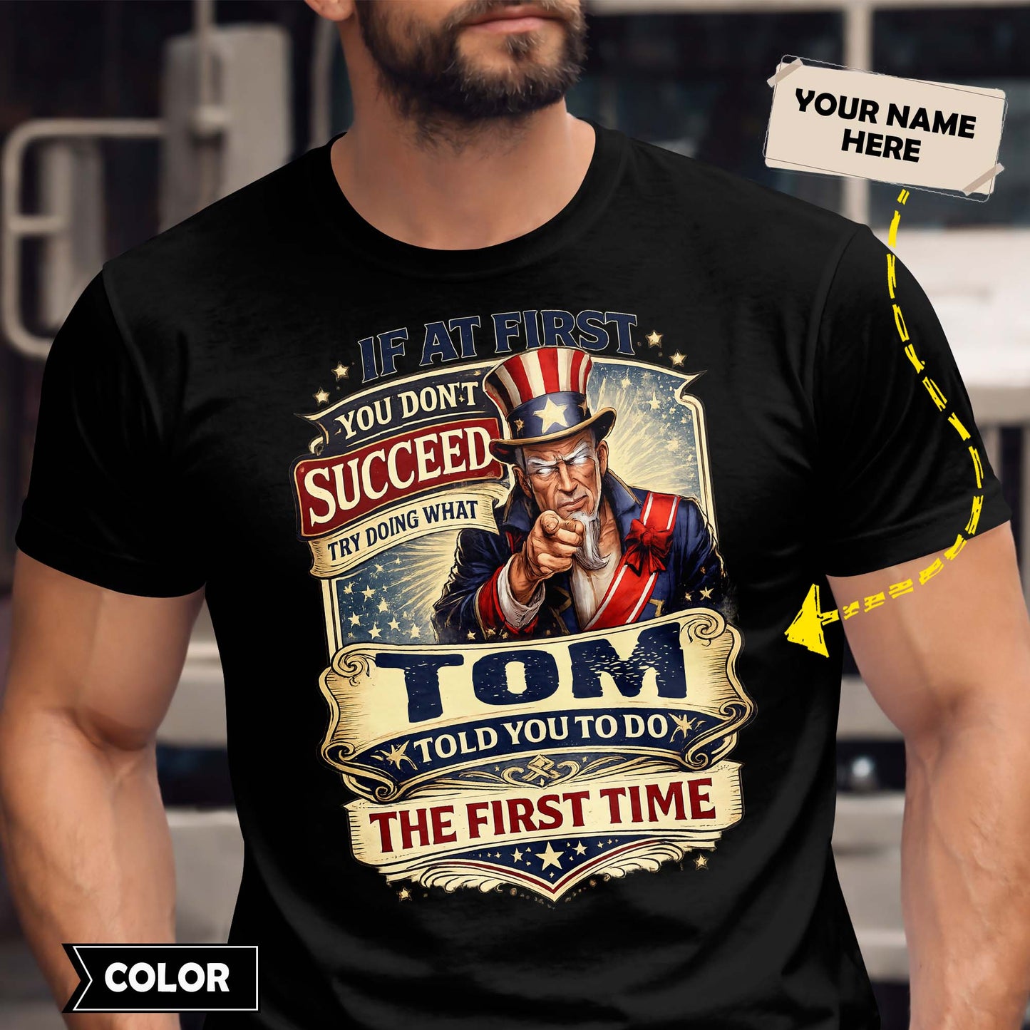 TOM - TC01TS018 - If At First You Don't Succeed, Try Doing What TOM Told You To Do The First Time
