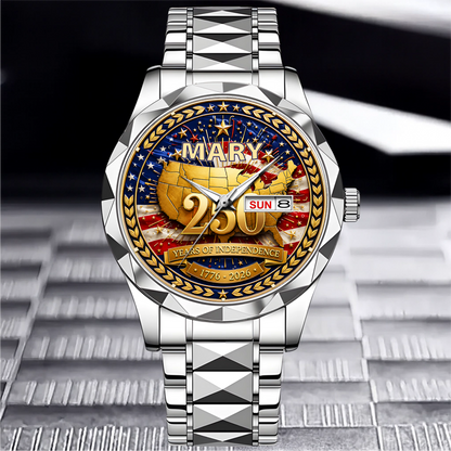 MARY - TC01WT010 - Customized 250th Anniversary USA Watch