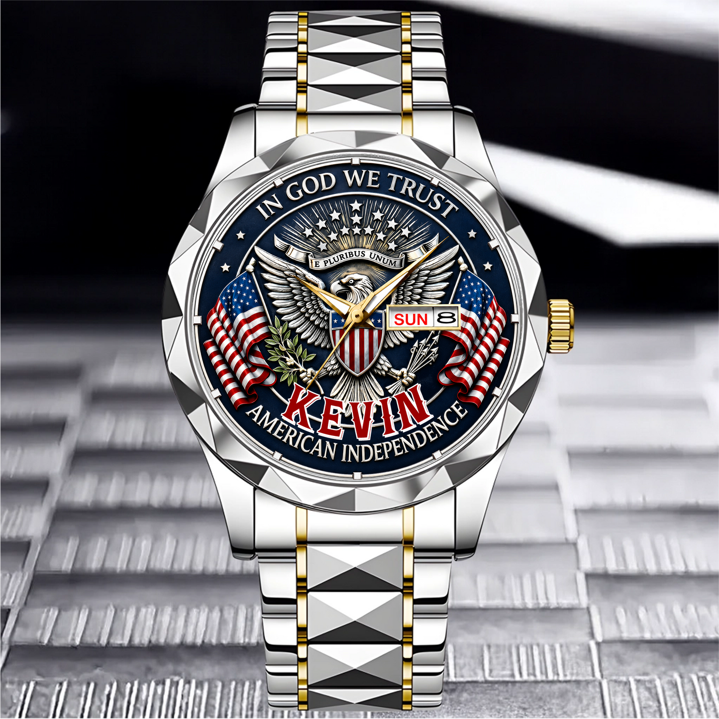 KEVIN - TC01WT007 - Customized USA 250th Anniversary Capitol Watch