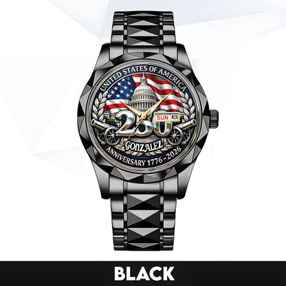 GONZALEZ - TC01WT005 - Customized USA 250th Anniversary Capitol Watch